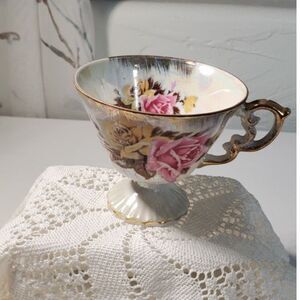 Iridescent Porcelain Teacup Japanese Origin~Vintage~